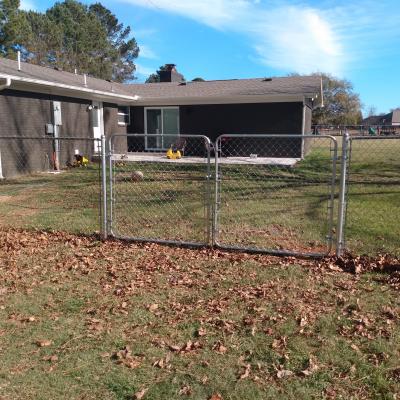 Chain Link With Door